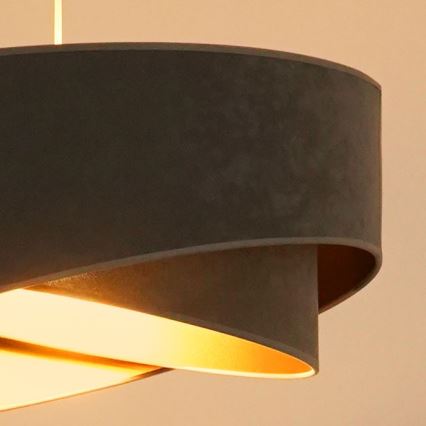 Brilagi - LED Chandelier on a string LYRA 1xE27/15W/230V grey/gold