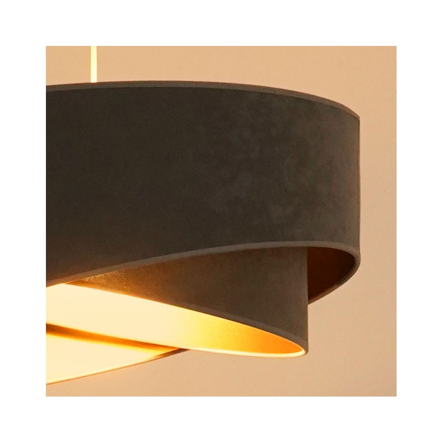 Brilagi - LED Chandelier on a string LYRA 1xE27/15W/230V grey/gold