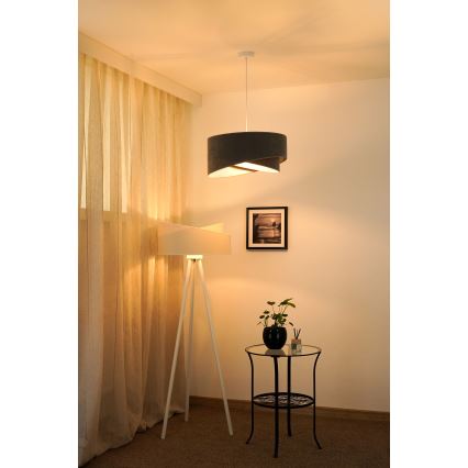 Brilagi - LED Chandelier on a string LYRA 1xE27/15W/230V grey/white