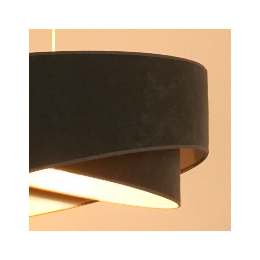 Brilagi - LED Chandelier on a string LYRA 1xE27/15W/230V grey/white