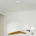 Brilagi - LED Chandelier on a string LYRA 1xE27/15W/230V white/gold