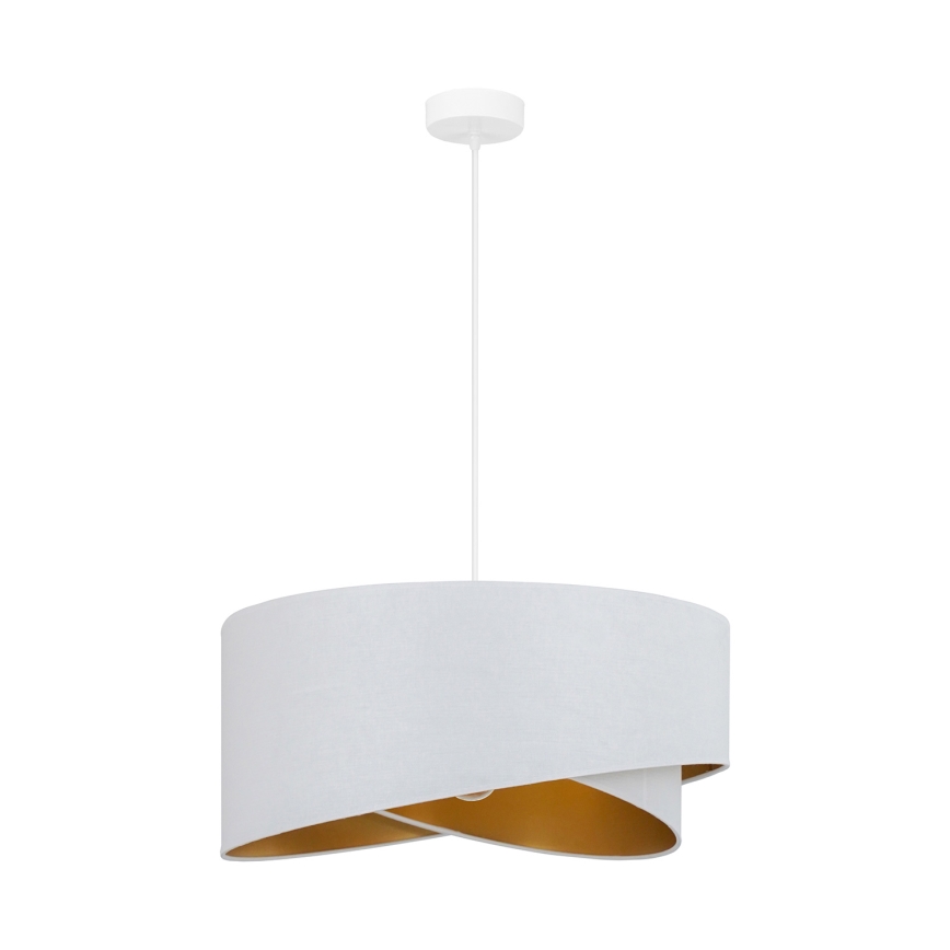 Brilagi - LED Chandelier on a string LYRA 1xE27/15W/230V white/gold
