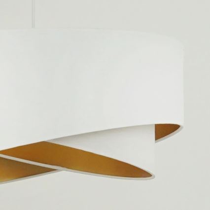 Brilagi - LED Chandelier on a string LYRA 1xE27/15W/230V white/gold