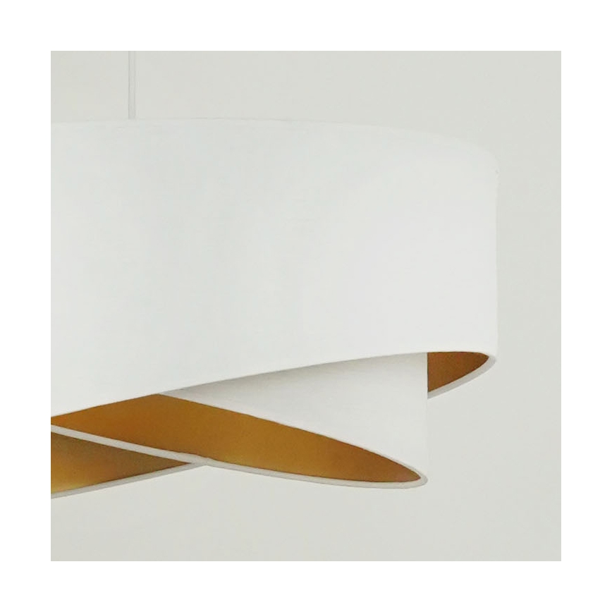 Brilagi - LED Chandelier on a string LYRA 1xE27/15W/230V white/gold