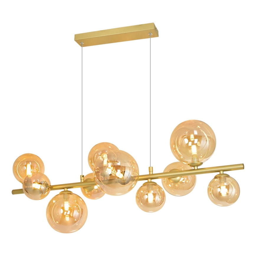 Brilagi - LED Chandelier on a string MILLA 10xG9/3W/230V gold