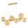 Brilagi - LED Chandelier on a string MILLA 10xG9/3W/230V gold