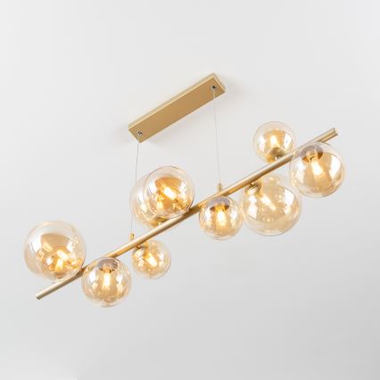 Brilagi - LED Chandelier on a string MILLA 10xG9/3W/230V gold