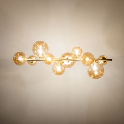 Brilagi - LED Chandelier on a string MILLA 10xG9/3W/230V gold