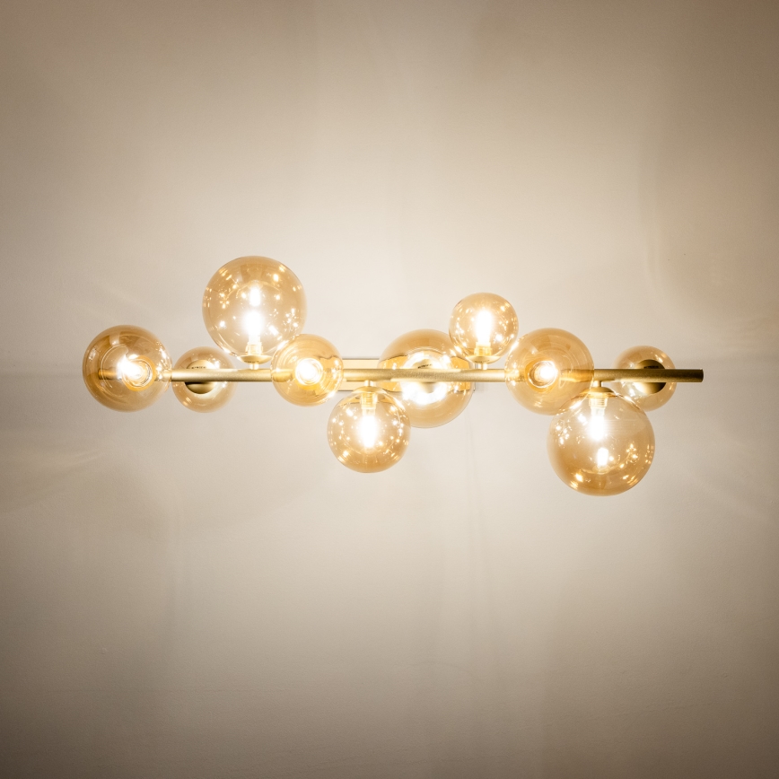 Brilagi - LED Chandelier on a string MILLA 10xG9/3W/230V gold