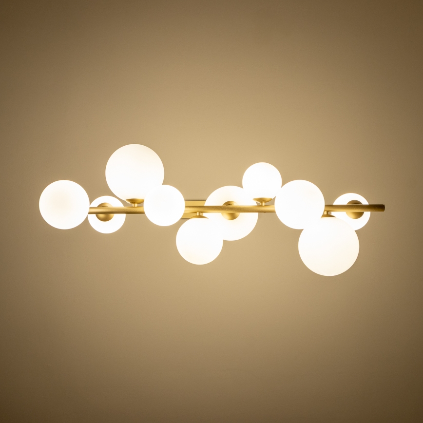 Brilagi - LED Chandelier on a string MILLA 10xG9/3W/230V gold/white
