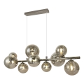 Brilagi - LED Chandelier on a string MILLA 10xG9/3W/230V shiny chrome/smoky