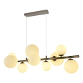 Brilagi - LED Chandelier on a string MILLA 10xG9/3W/230V shiny chrome/white