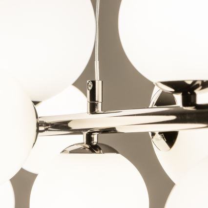 Brilagi - LED Chandelier on a string MILLA 10xG9/3W/230V shiny chrome/white