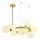 Brilagi - LED Chandelier on a string MILLA 15xG9/3W/230V gold/white