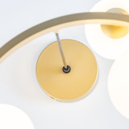 Brilagi - LED Chandelier on a string MILLA 15xG9/3W/230V gold/white