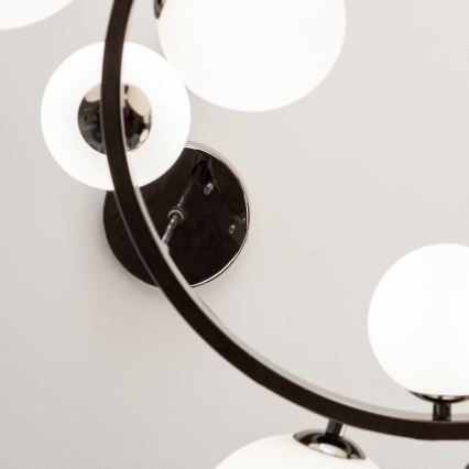 Brilagi - LED Chandelier on a string MILLA 15xG9/3W/230V shiny chrome/white