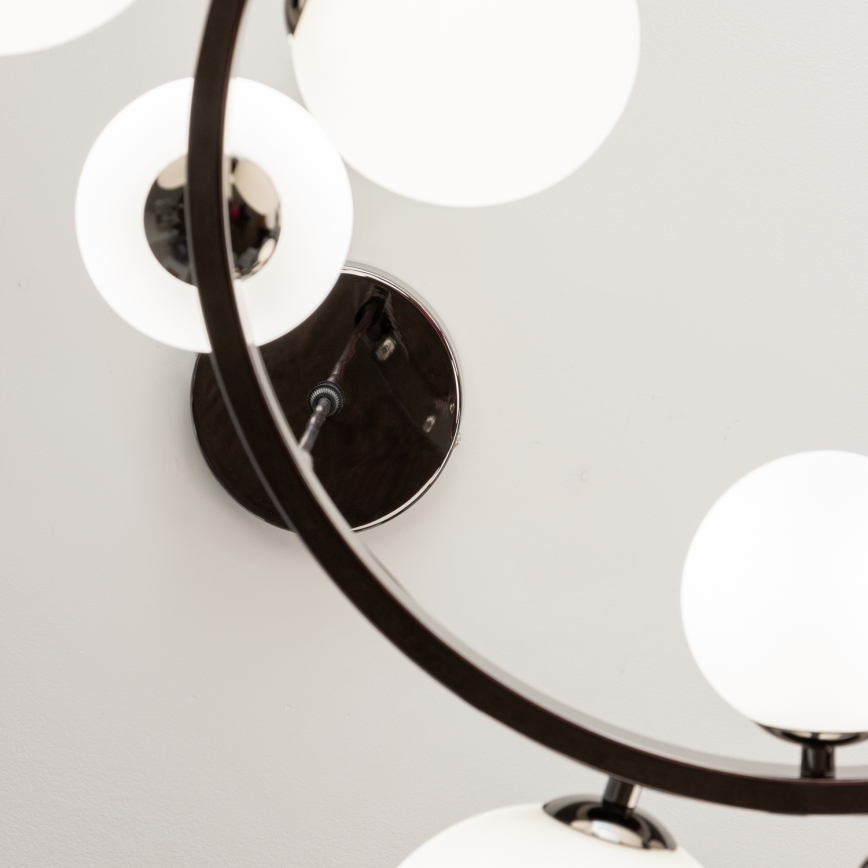 Brilagi - LED Chandelier on a string MILLA 15xG9/3W/230V shiny chrome/white