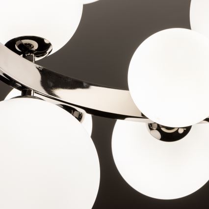 Brilagi - LED Chandelier on a string MILLA 15xG9/3W/230V shiny chrome/white