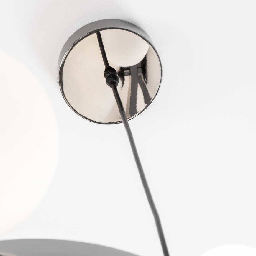 Brilagi - LED Chandelier on a string MILLA 15xG9/3W/230V shiny chrome/white