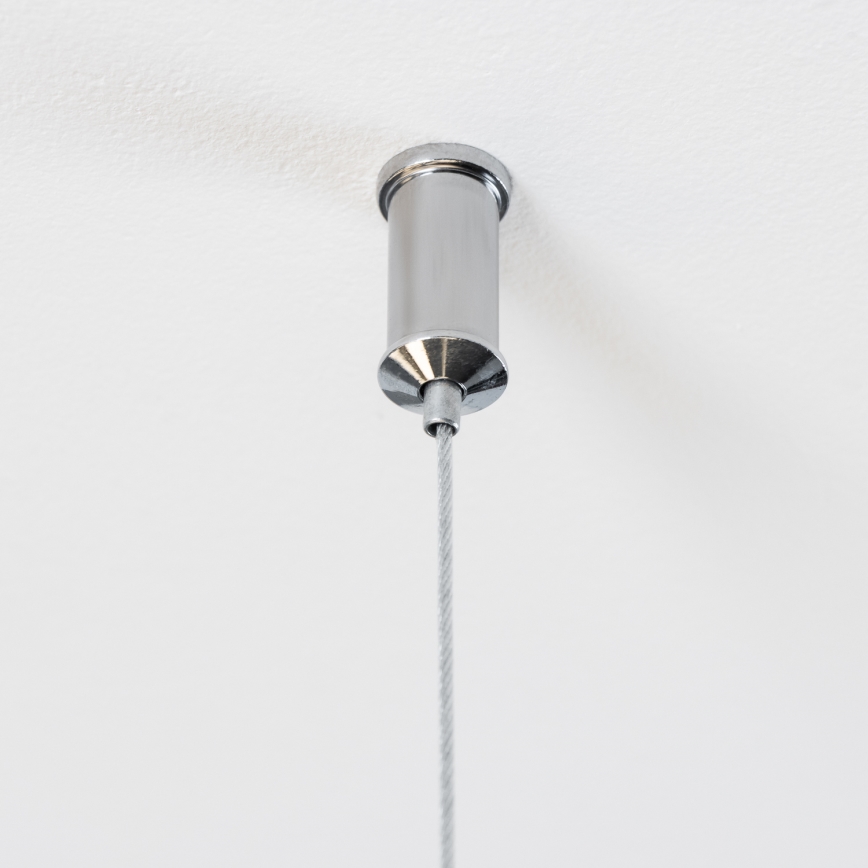 Brilagi - LED Chandelier on a string MILLA 15xG9/3W/230V shiny chrome/white