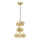 Brilagi - LED Chandelier on a string MILLA 6xG9/3W/230V gold