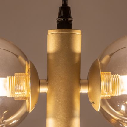 Brilagi - LED Chandelier on a string MILLA 6xG9/3W/230V gold