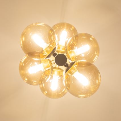Brilagi - LED Chandelier on a string MILLA 6xG9/3W/230V gold