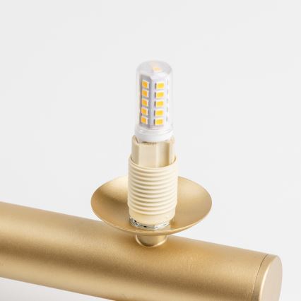 Brilagi - LED Chandelier on a string MILLA 6xG9/3W/230V gold