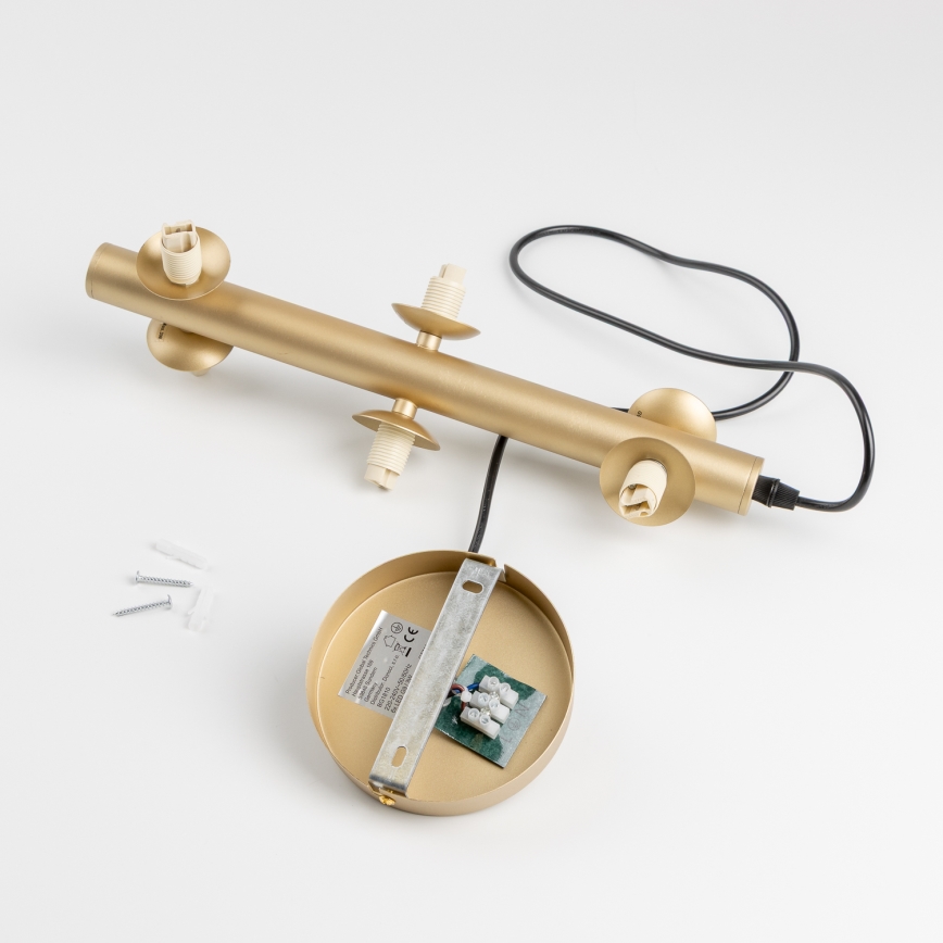 Brilagi - LED Chandelier on a string MILLA 6xG9/3W/230V gold