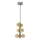 Brilagi - LED Chandelier on a string MILLA 6xG9/3W/230V shiny chrome/gold
