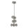 Brilagi - LED Chandelier on a string MILLA 6xG9/3W/230V shiny chrome/smoky