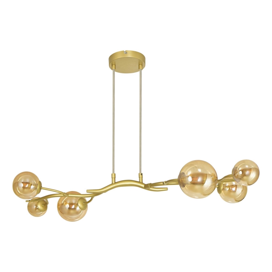 Brilagi - LED Chandelier on a string MISTEL 6xG9/3W/230V gold