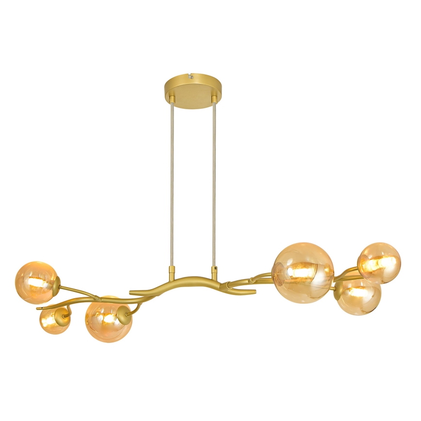 Brilagi - LED Chandelier on a string MISTEL 6xG9/3W/230V gold