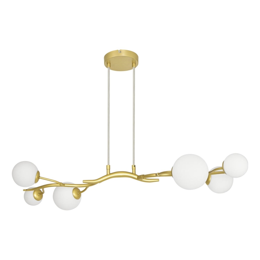 Brilagi - LED Chandelier on a string MISTEL 6xG9/3W/230V gold/white