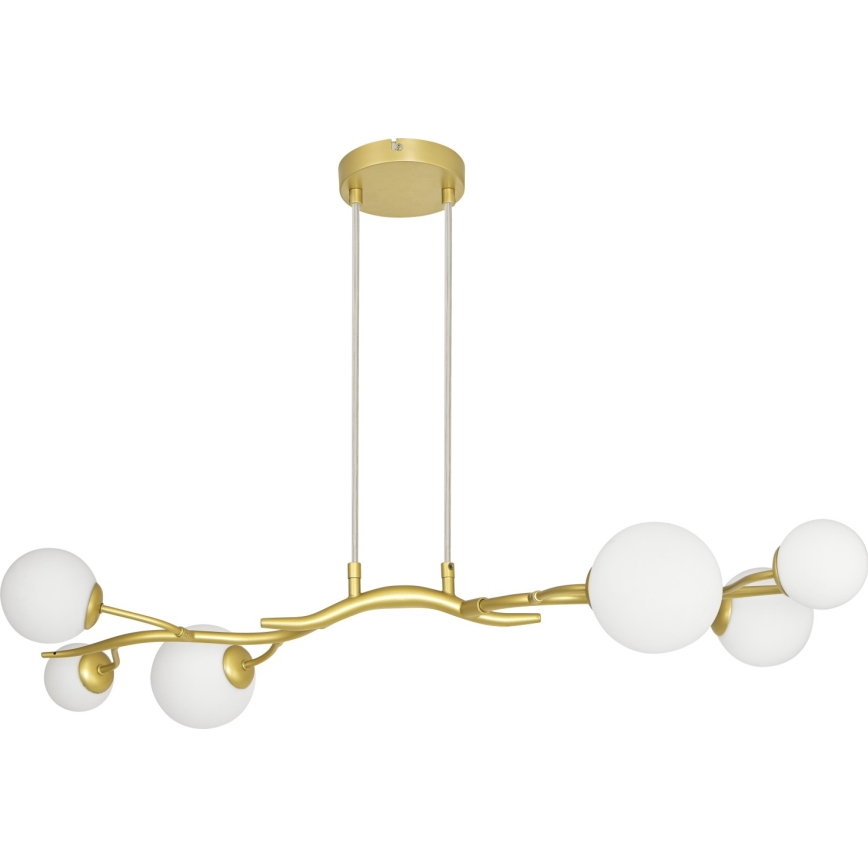 Brilagi - LED Chandelier on a string MISTEL 6xG9/3W/230V gold/white