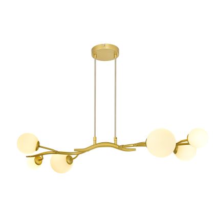 Brilagi - LED Chandelier on a string MISTEL 6xG9/3W/230V gold/white