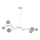 Brilagi - LED Chandelier on a string MISTEL 6xG9/3W/230V shiny chrome/smoky