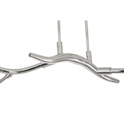 Brilagi - LED Chandelier on a string MISTEL 6xG9/3W/230V shiny chrome/smoky