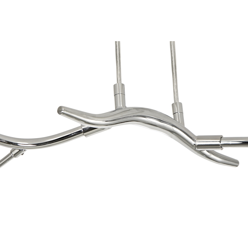 Brilagi - LED Chandelier on a string MISTEL 6xG9/3W/230V shiny chrome/smoky