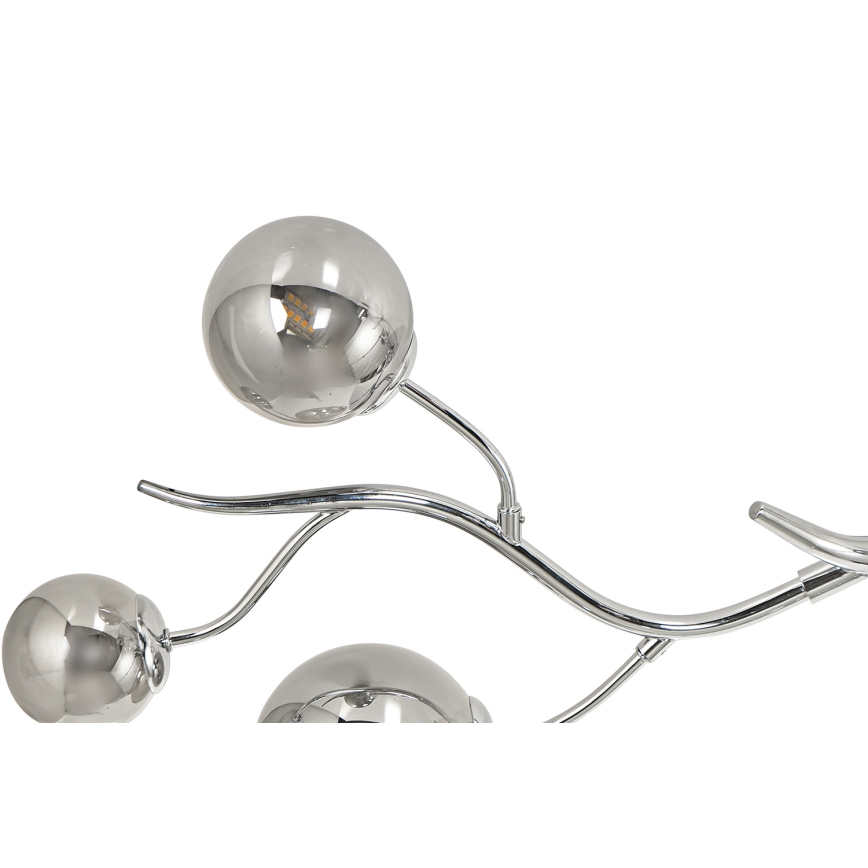 Brilagi - LED Chandelier on a string MISTEL 6xG9/3W/230V shiny chrome/smoky