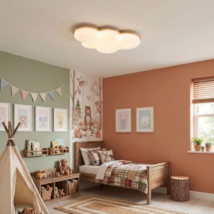 Brilagi - LED Children's Ceiling Light CLOUD LED/54W/230V White