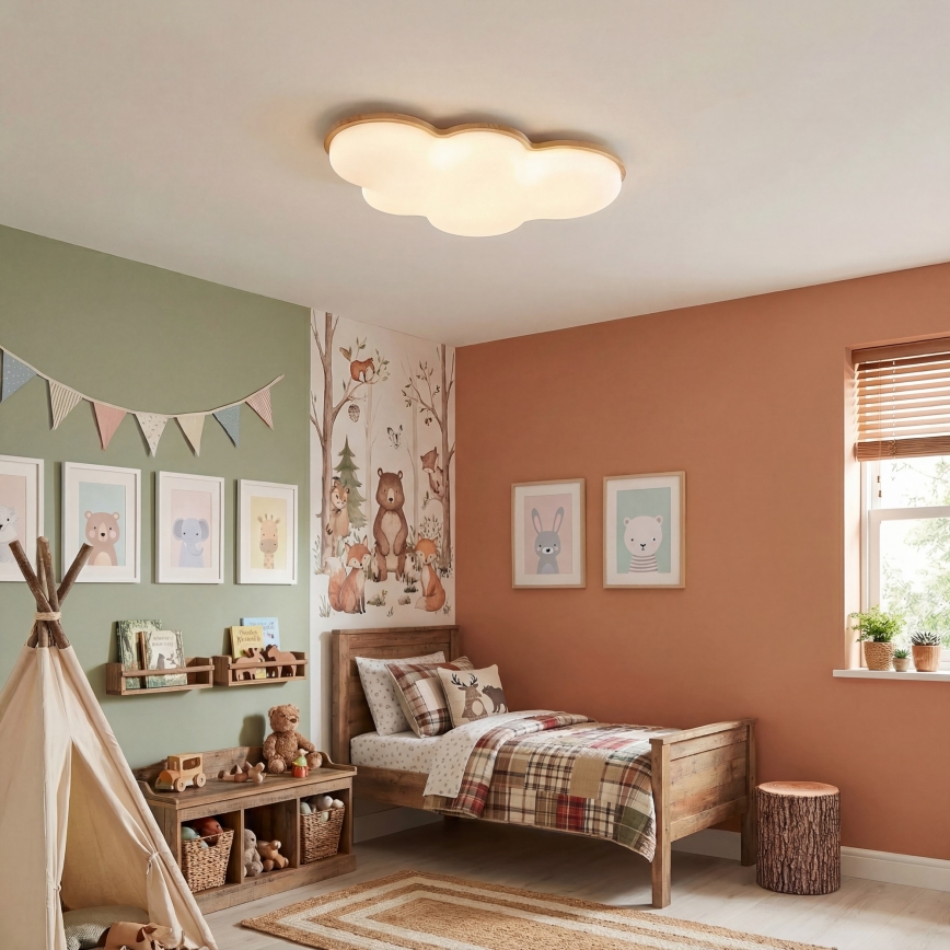 Brilagi - LED Children's Ceiling Light CLOUD LED/54W/230V White