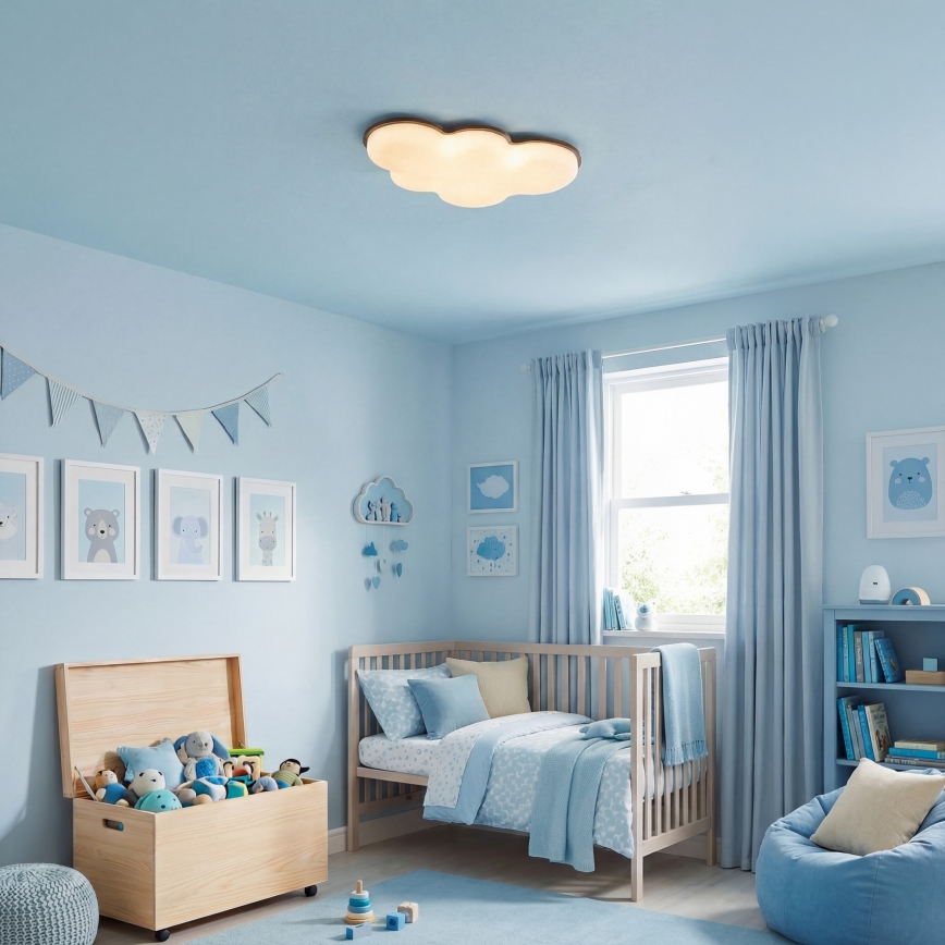 Brilagi - LED Children's Ceiling Light CLOUD LED/54W/230V White