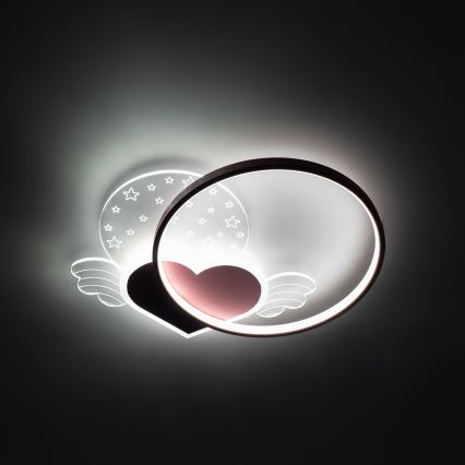 Brilagi - LED Children's Ceiling Light LOVE LED/48W/230V 3000/4500/6000K pink
