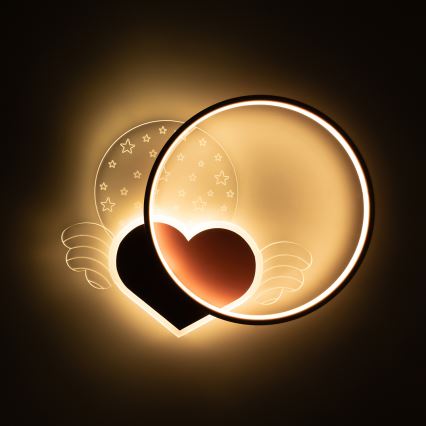 Brilagi - LED Children's Ceiling Light LOVE LED/48W/230V 3000/4500/6000K pink