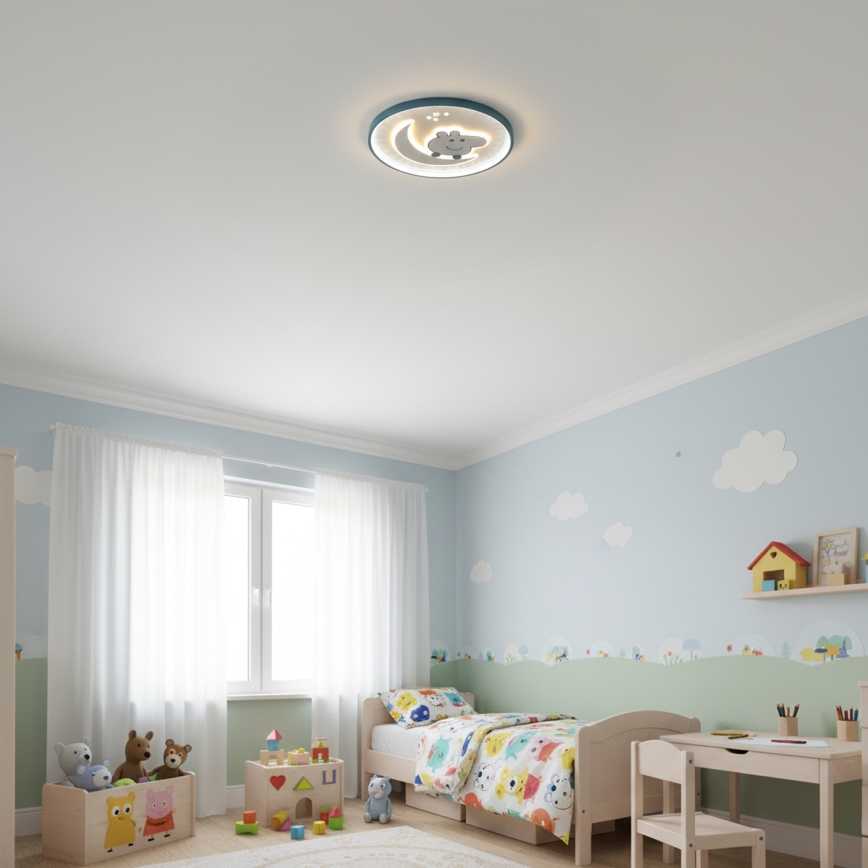 Brilagi - LED Children's Ceiling Light PIGGY LED/70W/230V 3000/4500/6000K Ø 45 cm