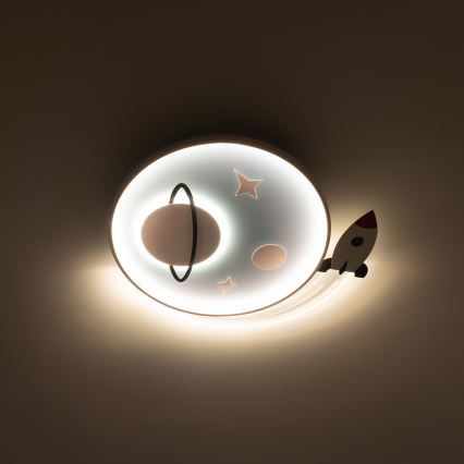 BRILAGI -LED Children's Ceiling Light STARSHIP LED/64W/230V 3000/4500K Blue