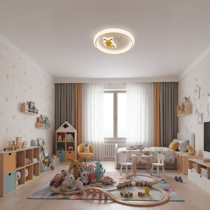 Brilagi - LED Kids' Ceiling Light THUNDER LED/90W/230V 3000/4500/6000K Ø 50 cm