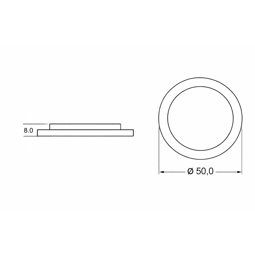Brilagi - LED Kids' Ceiling Light THUNDER LED/90W/230V 3000/4500/6000K Ø 50 cm
