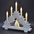 BRILAGI - LED Christmas candle holder 5xLED/2xAA white